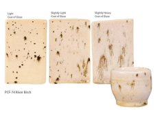 PCF74 - tekutá glazura, River Birch, Amaco PC Flux, výpal 1200 -1250 °C, 0,472 l