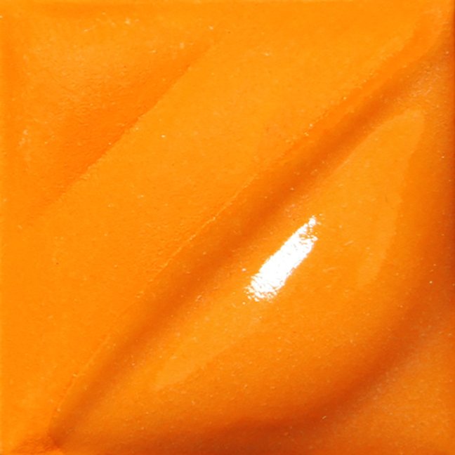 V390-1 - podglazurní barva Amaco Velvet, Bright Orange, zářivá oranžová, 59 ml