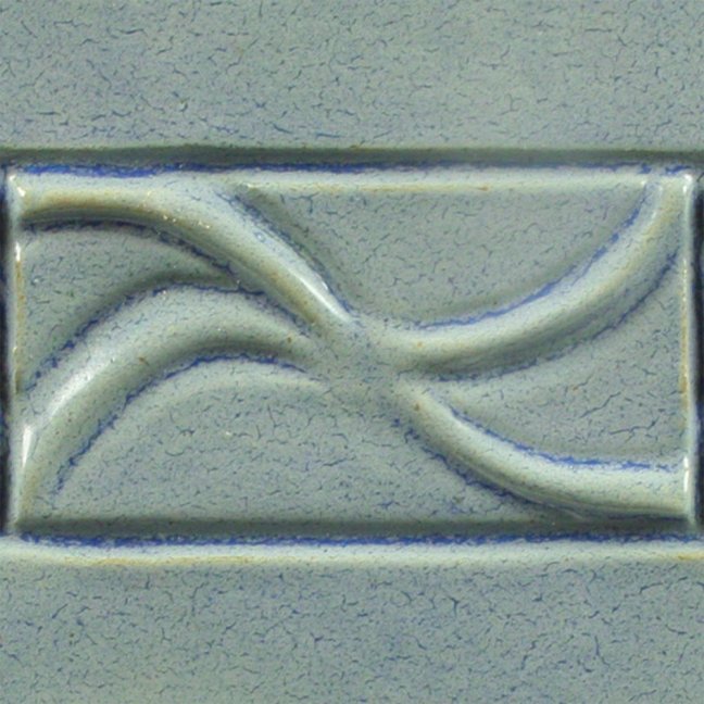 PC28 -tekutá glazura, Frosted Turquoise, Amaco Potters Choice, výpal 1200-1250 °C, 0,472 l