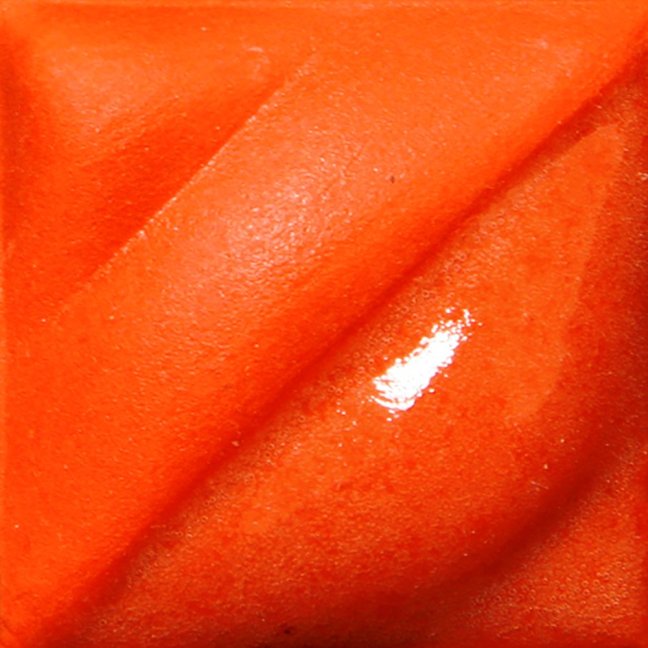 V389-1 - podglazurní barva Amaco Velvet, Flame Orange, ohnivá oranžová, 59 ml