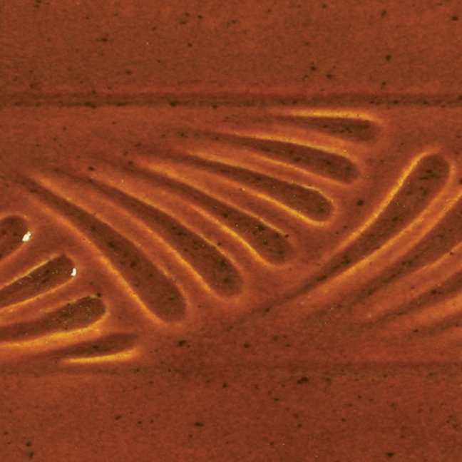 PC52 - tekutá glazura, Deep Sienna Speckle, Amaco Potters Choice, 1200-1250 °C, 0,472 l