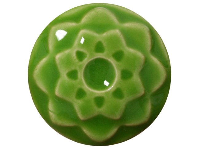C43 - Wasabi, zelená, tekutá glazura, řada Celadon, výpal 1180-1250 °C, 0,472 l