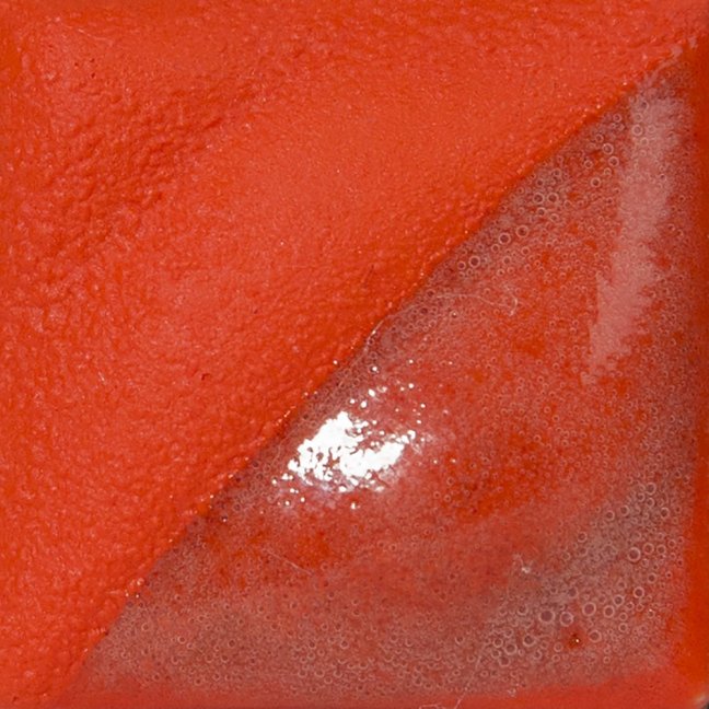 V389-1 - podglazurní barva Amaco Velvet, Flame Orange, ohnivá oranžová, 59 ml