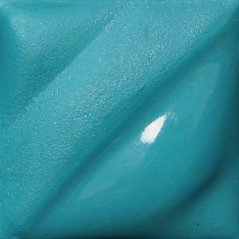 V327 - podglazurní barva Amaco Velvet, turquoise blue, bledá modro-zelená, 0,472 l
